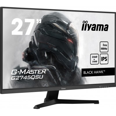 Monitor iiyama G-Master G2745QSU-B1 27'' QHD IPS Free-Sync 75 Hz Nero Opaco