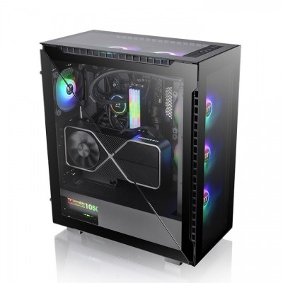 Case Thermaltake Divider 500 TG ARGB Midi Tower Nero