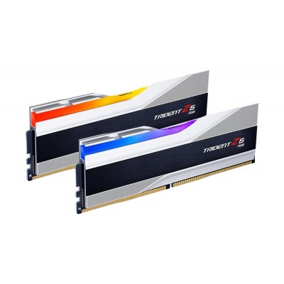 Ram G.SKILL TRIDENT Z5 DDR5 7800MHz 32GB (2x16) RGB XMP 3.0 CL36 ARGENTO