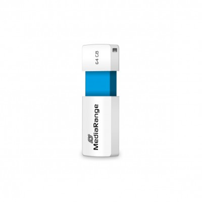 Pendrive MediaRange Color Edition 64 GB USB A 2.0 bianco blu