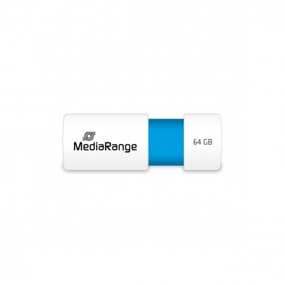 Pendrive MediaRange Color Edition 64 GB USB A 2.0 bianco blu