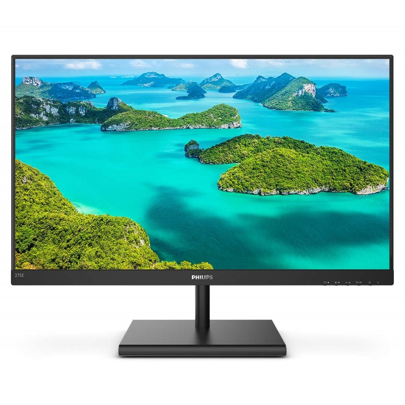 Monitor Philips 275E1S 00 27'' QHD IPS AMD Free-Sync Nero