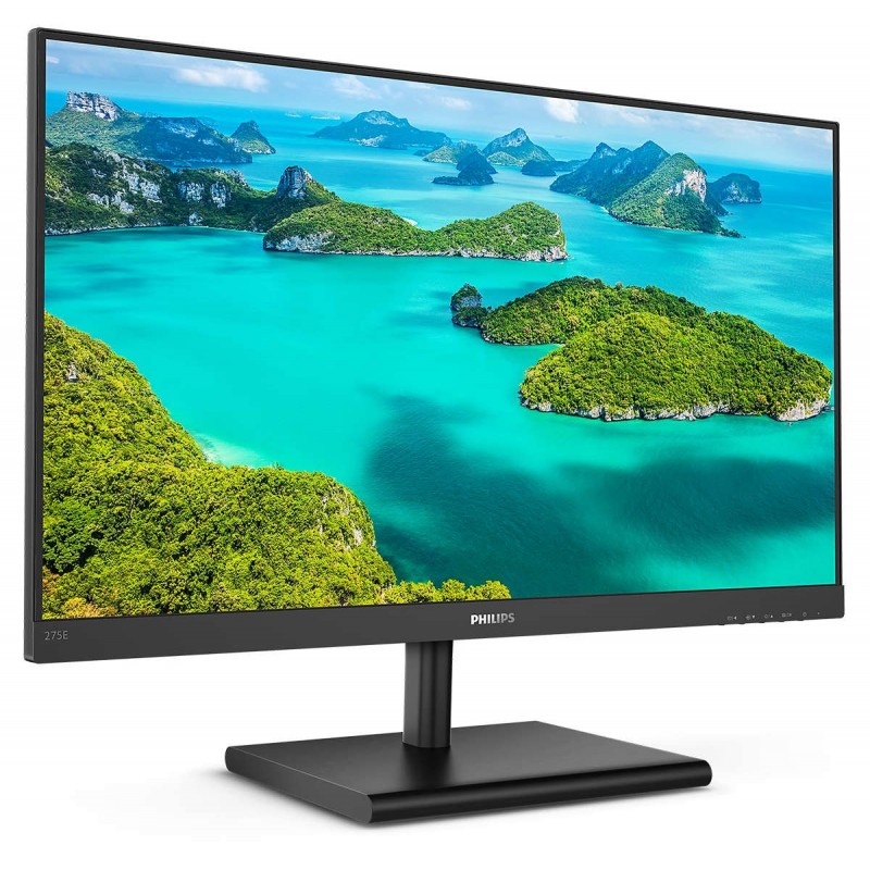 Monitor Philips 275E1S 00 27'' QHD IPS AMD Free-Sync Nero