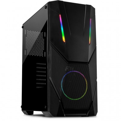 Case Inter Tech IT-3303 Hornet Midi-Tower LED ARGB Nero