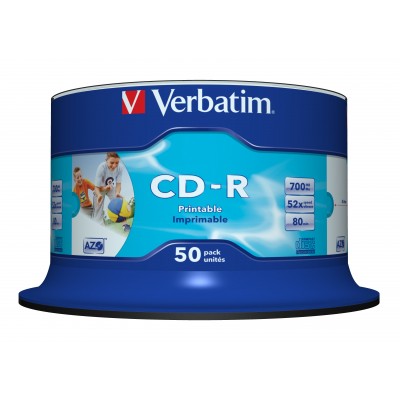 CD-R Verbatim 700 MB box 50 pezzi