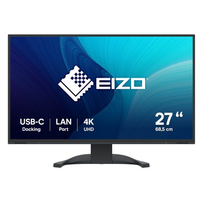 Monitor EIZO EV2740X-BK 27'' UltraHD 4K IPS, LAN USB-C LED Nero