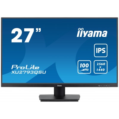 Monitor Iiyama ProLite XU2793QSU-B6 27'' WQHD Led Nero