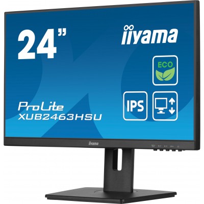 Monitor Iiyama ProLite XUB2463HSU-B1 24'' FullHD Led Nero