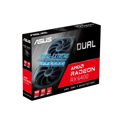 Scheda Video ASUS Radeon RX 6400 Dual 4 GB GDDR6