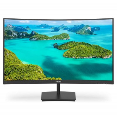 Monitor Philips 271E1SCA 00 27'' FullHD VA Curvo 75 Hz AMD Free-Sync Nero