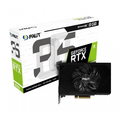 Scheda video Palit GeForce RTX 3050 8GB StormX GA107