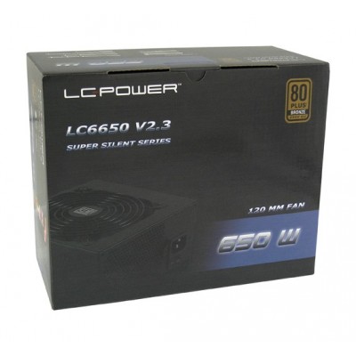 Alimentatore LC-Power Super Silent LC6650 V2.3 650 W Nero