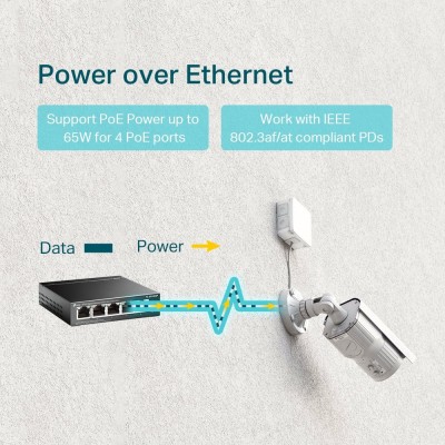 Switch TP-Link Switch Gigabit 4 porte 10 100 1000