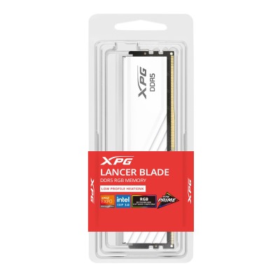 RAM ADATA XPG Lancer Blade DDR5 6000Mhz 16GB (1X16) RGB XMP EXPO BIANCO CL30