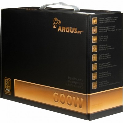 Alimentatore Inter-Tech Argus BPS 600W ATX Nero