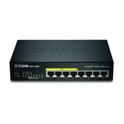 SWITCH D-LINK DGS-1008P