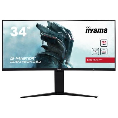 Monitor iiyama G-Master GCB3480WQSU-B1 34'' UWQHD VA Curvo HDMI DisplayPort USB Free-Sync HDR Nero