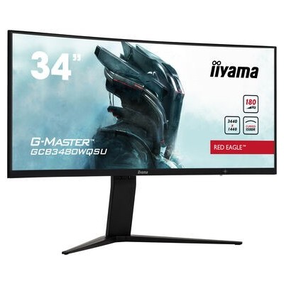 Monitor iiyama G-Master GCB3480WQSU-B1 34'' UWQHD VA Curvo HDMI DisplayPort USB Free-Sync HDR Nero