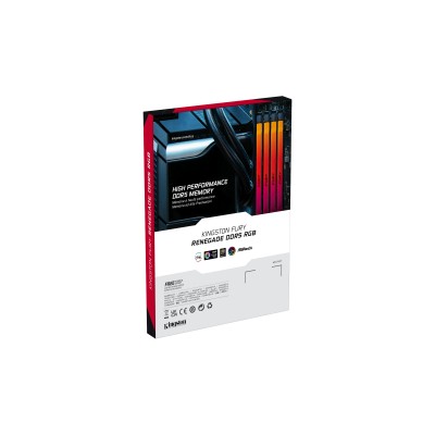 Ram KINGSTON FURY RENEGADE DDR5 6000MHz 64GB (2x32)RGB XMP 3.0 CL32 ARGENTO