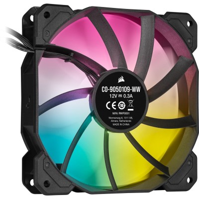 Ventola Corsair SP120 RGB ELITE 120mm Nero kit da 3