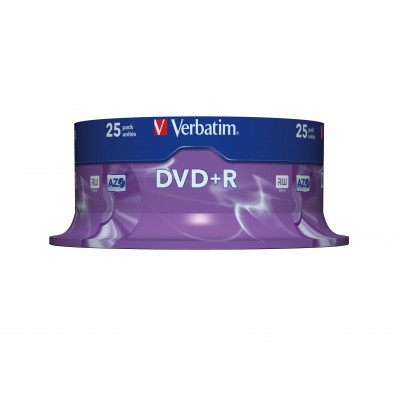 DVD+R Verbatim 4,7 GB box 25 pezzi