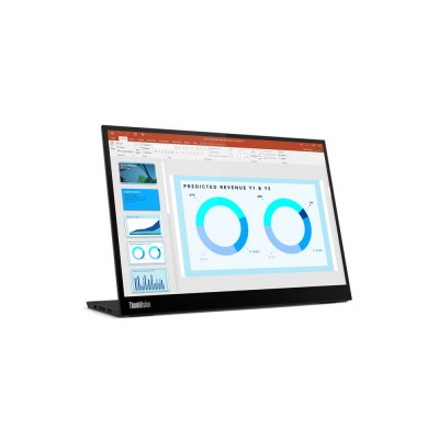 Monitor Lenovo ThinkVision M14 14'' FullHD IPS USB-C LED Nero