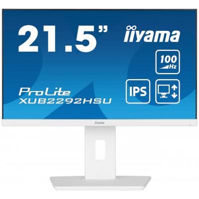 Monitor Iiyama ProLite XUB2292HSU-W6 22'' FullHD Led Bianco