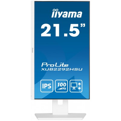 Monitor Iiyama ProLite XUB2292HSU-W6 22'' FullHD Led Bianco