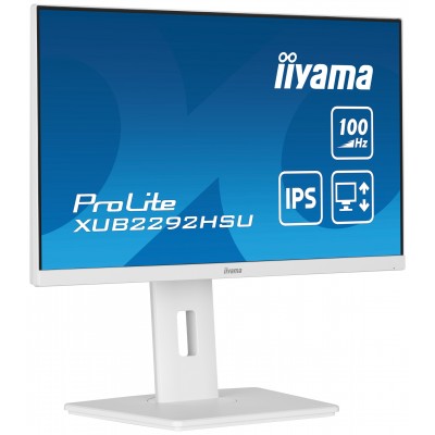 Monitor Iiyama ProLite XUB2292HSU-W6 22'' FullHD Led Bianco