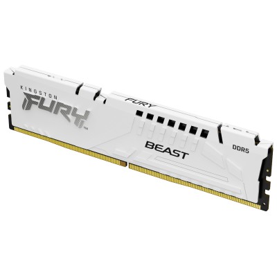 Ram KINGSTON FURY BEAST DDR5 5600MHz 64GB (2x32) XMP 3.0 EXPO CL36 BIANCO