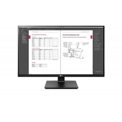 Monitor LG 27BN65QP-B 27'' QHD IPS DisplayPort HDMI HDR10 LED Nero Opaco