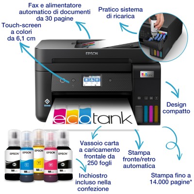 Stampante Multifunzione Epson EcoTank ET-4800