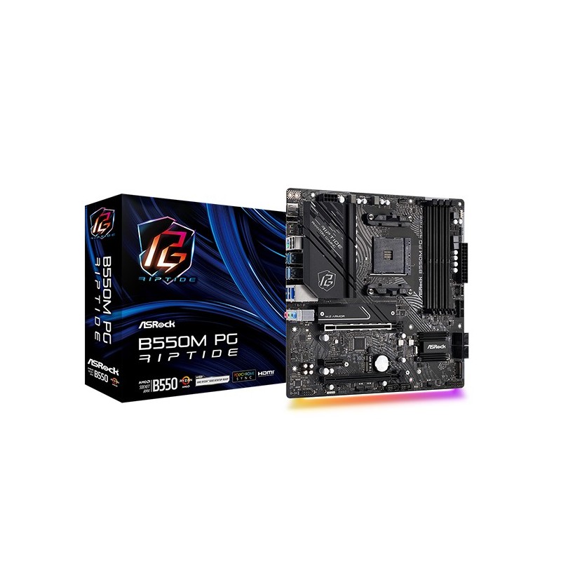 Scheda madre ASROCK B550M Phantom Gaming Riptide socket AM4