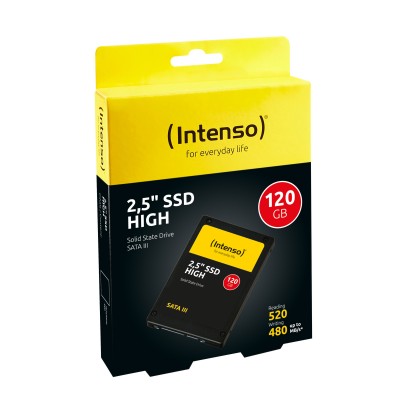 SSD Sata III Intenso 120GB HIGH SATA3 2,5 intern 3813430