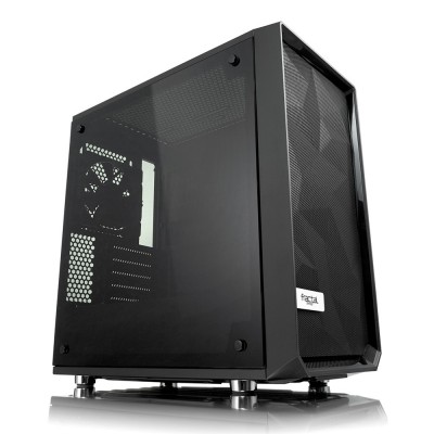 Case Fractal Design Meshify C Dark TG Micro-ATX Vetro Temperato Nero