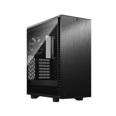 Case Fractal Design Define 7 Compact Black Dark TG Mid Tower Vetro Temperato Nero