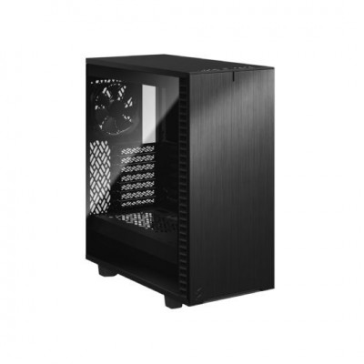 Case Fractal Design Define 7 Compact Black Dark TG Mid Tower Vetro Temperato Nero