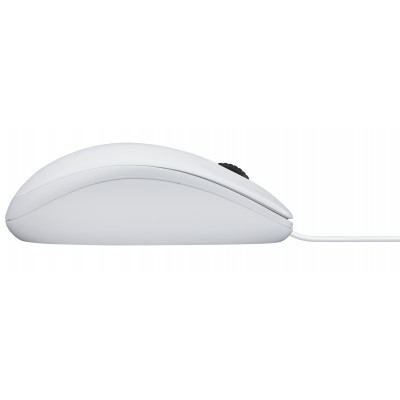 Mouse Logitech B100 Optical bianco