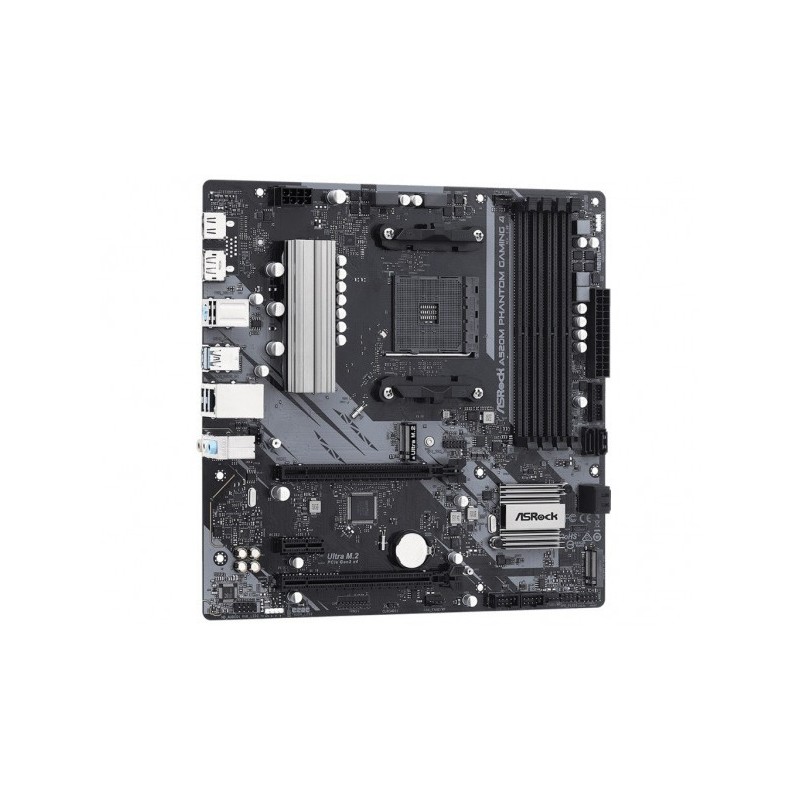 Scheda Madre AMD Asrock A520M Phantom Gaming 4 AM4 Micro-ATX