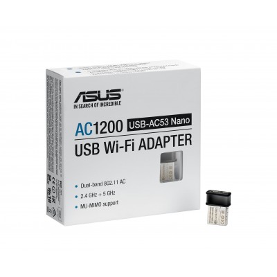 Scheda Wireless USB ASUS USB-AC53 Nano WLAN 867 Mbit s