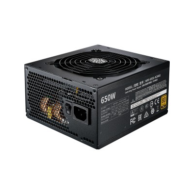 Alimentatore Cooler Master MWE 80+ Gold 650 Full Modulare 650W  ATX Nero