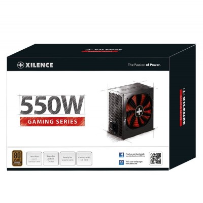 Alimentatore Xilence Performance A+ XN215 550W ATX Nero