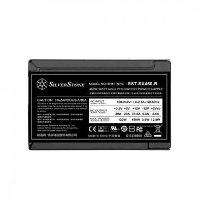 Alimentatore SilverStone SX450-B 450W SFX Nero