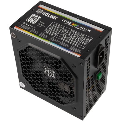 Alimentatore Kolink Core RGB 500W ATX Nero