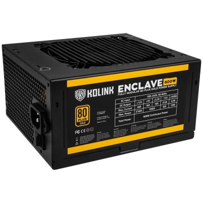 Alimentatore Kolink KL-G600FM 600W ATX Nero