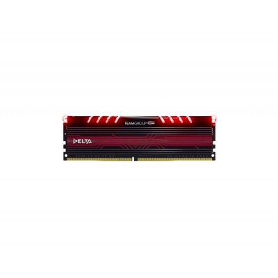 RAM Team Group Delta Series LED DDR4 3000MHz 32GB (2x16) CL16 Rosso