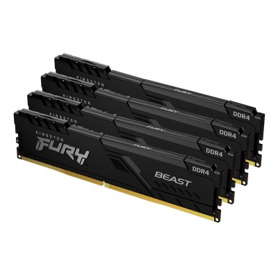 RAM KINGSTON FURY Beast DDR4 3200MHz 64GB (4x16) CL16