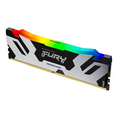 Ram KINGSTON FURY RENEGADE DDR5 6000MHz 16GB (1x16)RGB  XMP 3.0 CL 32 ARGENTO