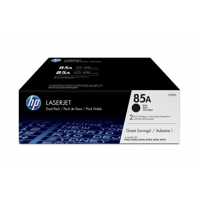 Toner HP 85A 2 pezzi Nero