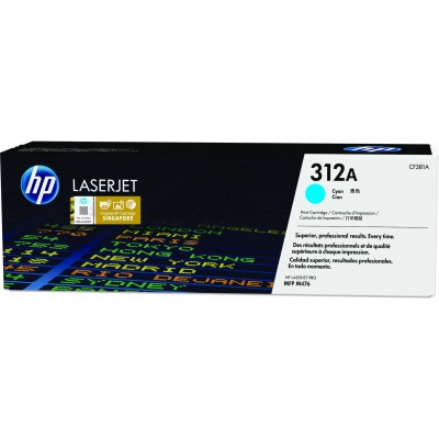 Toner HP 312A Ciano